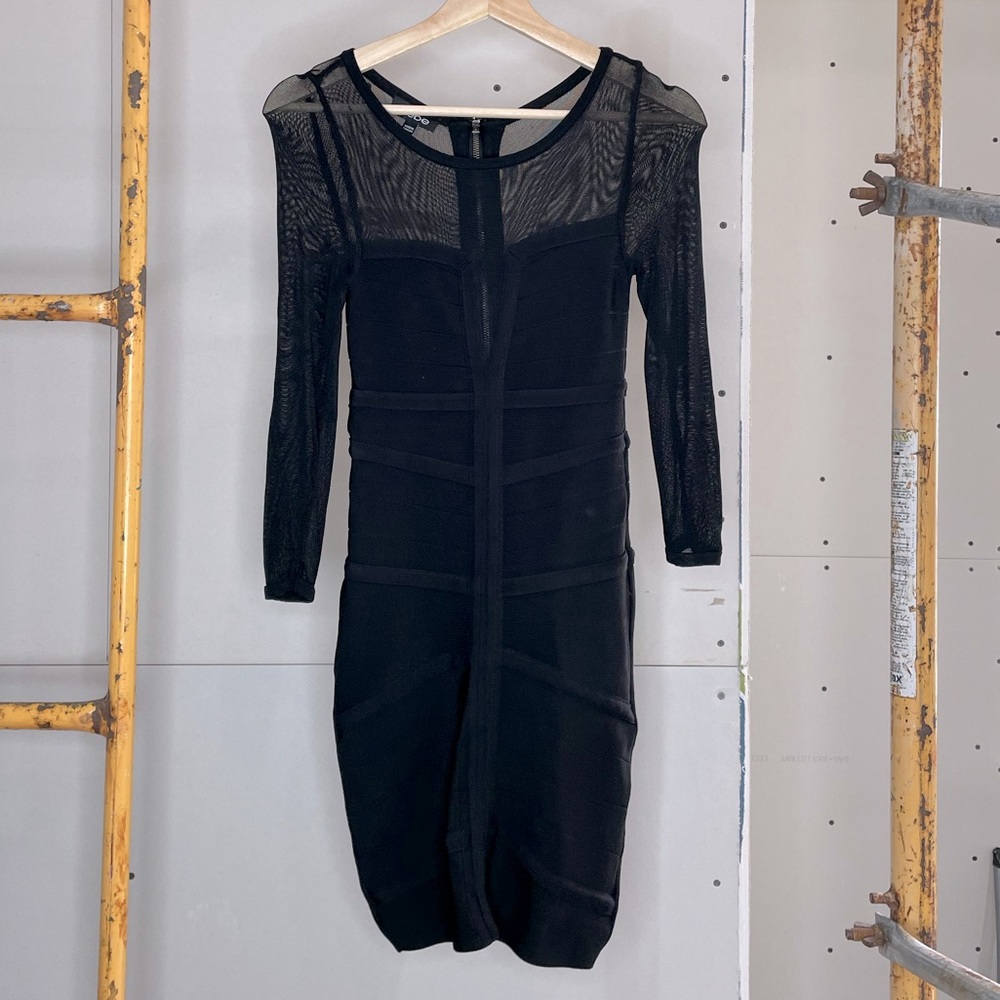 Bebe Bodycon Bandage Mini Dress